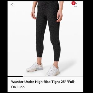 lululemon wunder under leggings